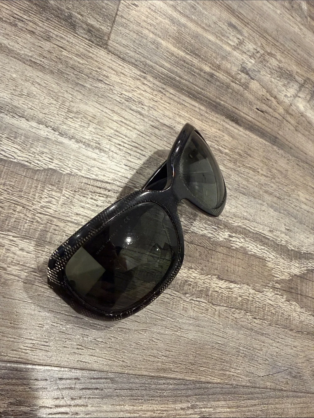 CHANEL 5146 Black White Lace CC Oversized Sunglasses 25/3C Made in Italy